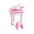 BAO-1403-0213 PİNK 37 TUŞ BÜYÜK PEMBE PİYANO MP3 VE MİKROFONLU
