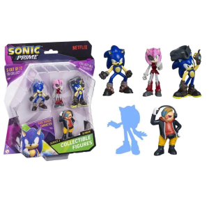 Sonic Prime 5’li Figür Seti S2 Kulaklıklı Doktor Don'T - 1 Adet Stokta Olan Gönderilir