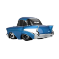 CarTuned S2 1957 Chevy Bel Air - Mavi Custom Araba