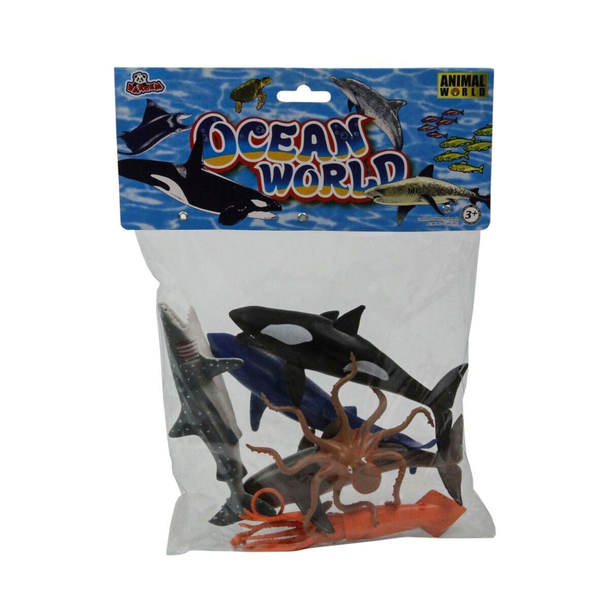 SH-Vardem 6 Parça 5 inch  Çiftlik, Dinozor,Vahşi Orman ve Deniz Hayvanları Hayvan Seti - 1 Adet Stokta Olan Gönderilir