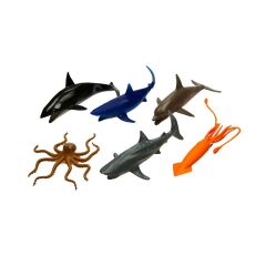 SH-Vardem 6 Parça 5 inch  Çiftlik, Dinozor,Vahşi Orman ve Deniz Hayvanları Hayvan Seti - 1 Adet Stokta Olan Gönderilir