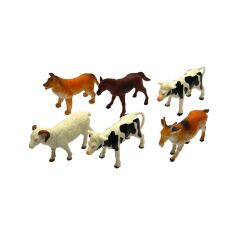 SH-Vardem 6 Parça 5 inch  Çiftlik, Dinozor,Vahşi Orman ve Deniz Hayvanları Hayvan Seti - 1 Adet Stokta Olan Gönderilir