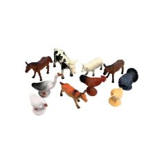 SH-D5804 Vardem Kutulu 10 Parça Çiftlik Hayvanları Seti