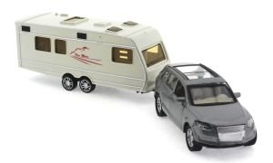 Gri Metal Araçlı Karavan Mk1021