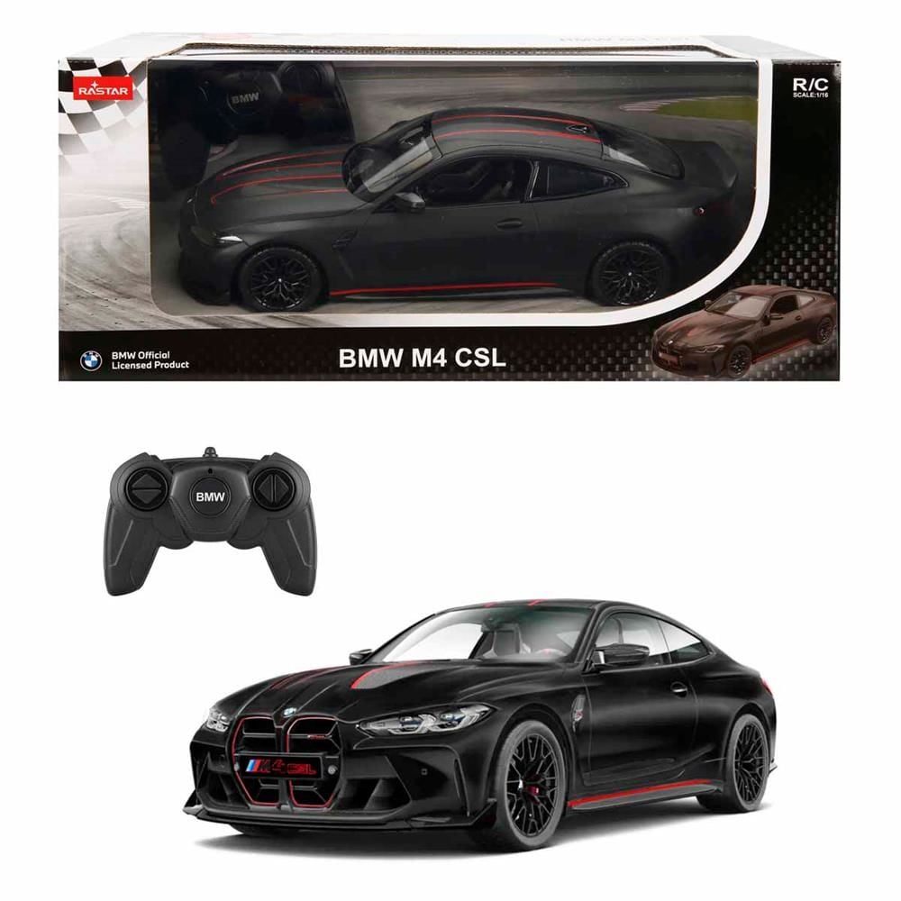 Rastar R/C 1/16 F/F BMW M4 CSL 2.4GHZ SİYAH Uzaktan Kumandalı