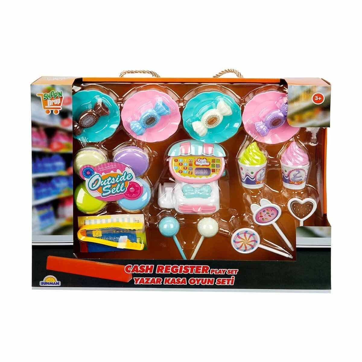 2570 Mini Yazar Kasalı Alışveriş Seti -  - 1 Adet Stokta Olan Gönderilir