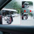 Yumurcak Shop® 4 Parça Yan Aynalar ve Yan Camlar İçin Araç Ayna Yağmur Kaydırıcı ve Cam Buğu Önleyici Film Seti