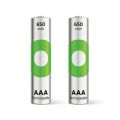 GP Recyko 650 Mah R03 AAA Şarjlı 2'li İnce Kalem Pil