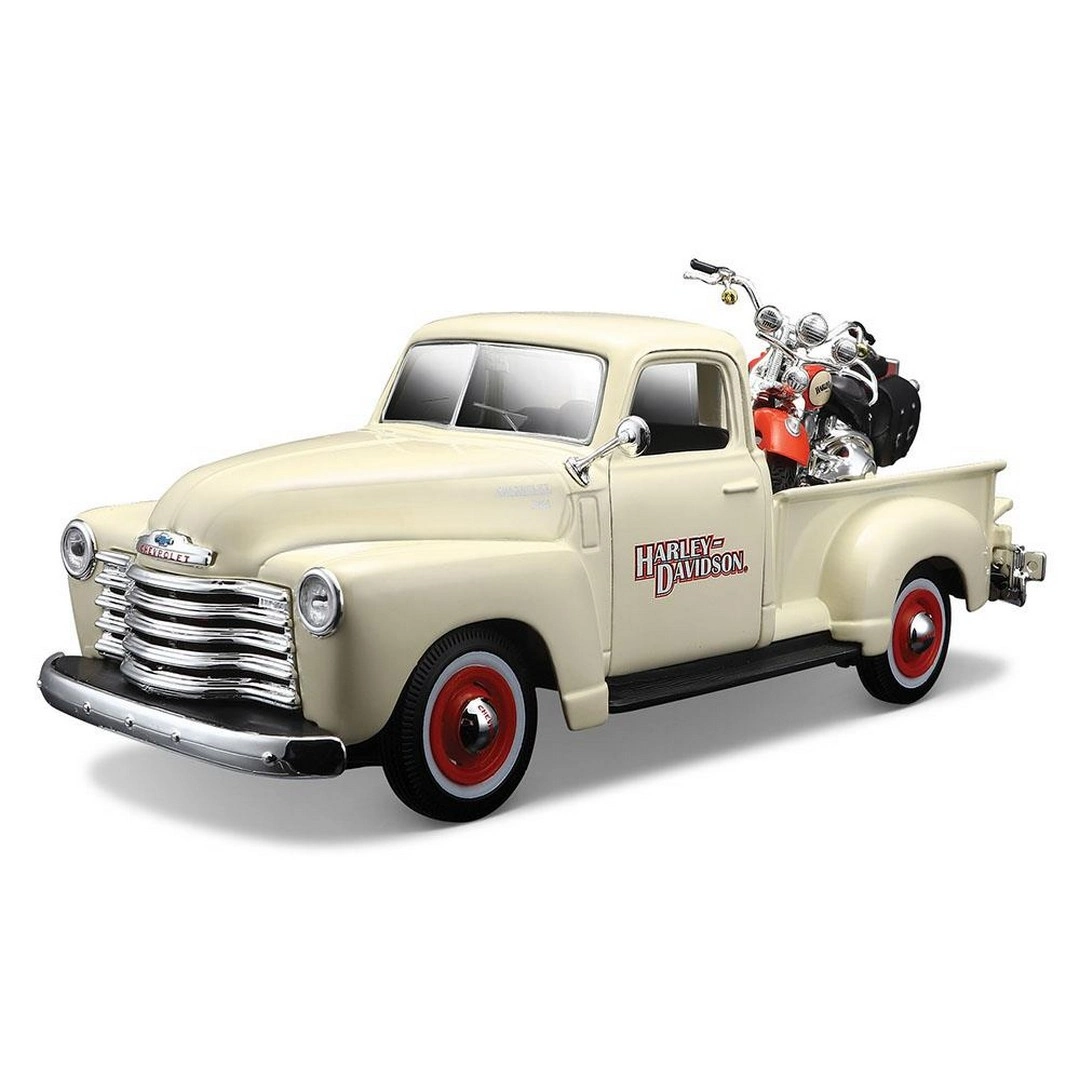 Maisto 1:25 Harley-Davidson 1950 Chevrolet 3100 Pickup Model Araba
