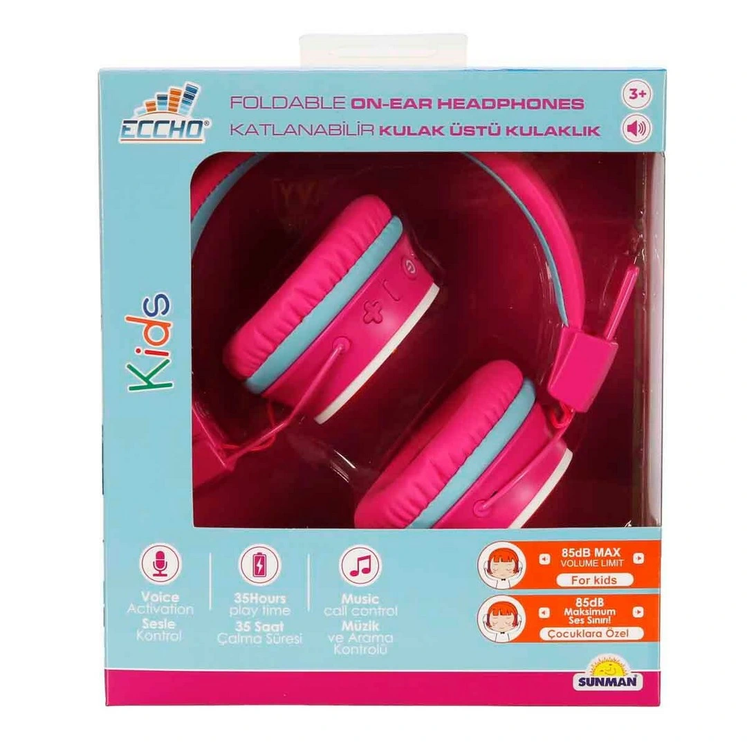 Gökkuşağı Desenli Bluetooth Kulak Üstü Kulaklık - S01002605