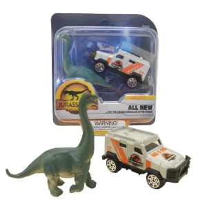Die Cast Metal Jip ve Brontosaurus