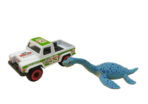 Die Cast Metal Kamyonet ve Plesiosaurus