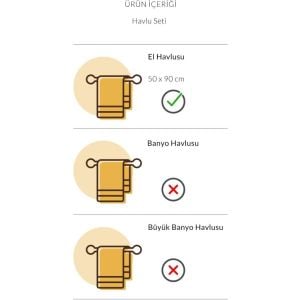 Otel Tipi 50x90 Yüz Havlusu Beyaz 1 Adet Fiyatıdır