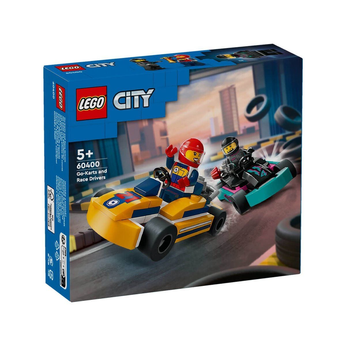 60400 LEGO City Go-Kart ve Yarış Sürücüleri 99 parça +5 yaş