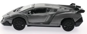 Çek Bırak Gri  Metal Spor Araba Sl6607B