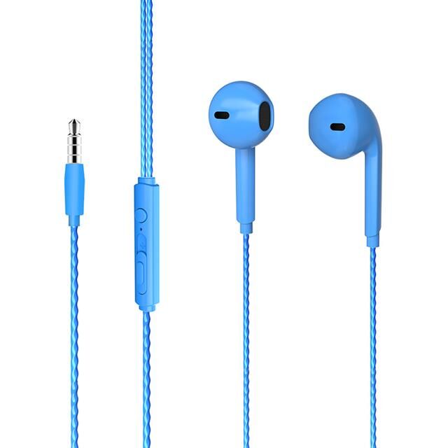 Lenovo Lecoo EH104BL 3.5 Mm Jacklı Kablolu Kulak İçi Mikrofonlu Kulaklık Mavi