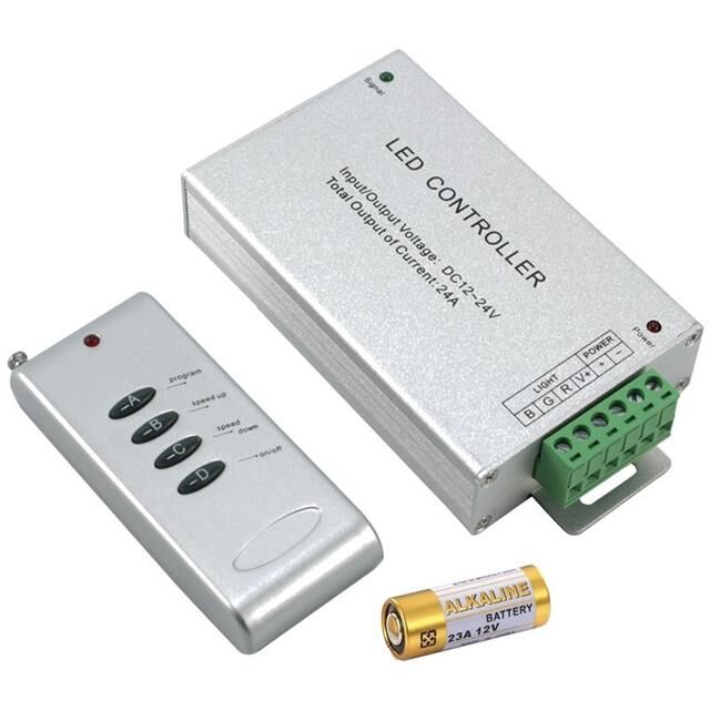 Powermaster PM-11651 Kumandalı 12-24 Volt - 12 Amper Rgb Led Kontrol Devresi