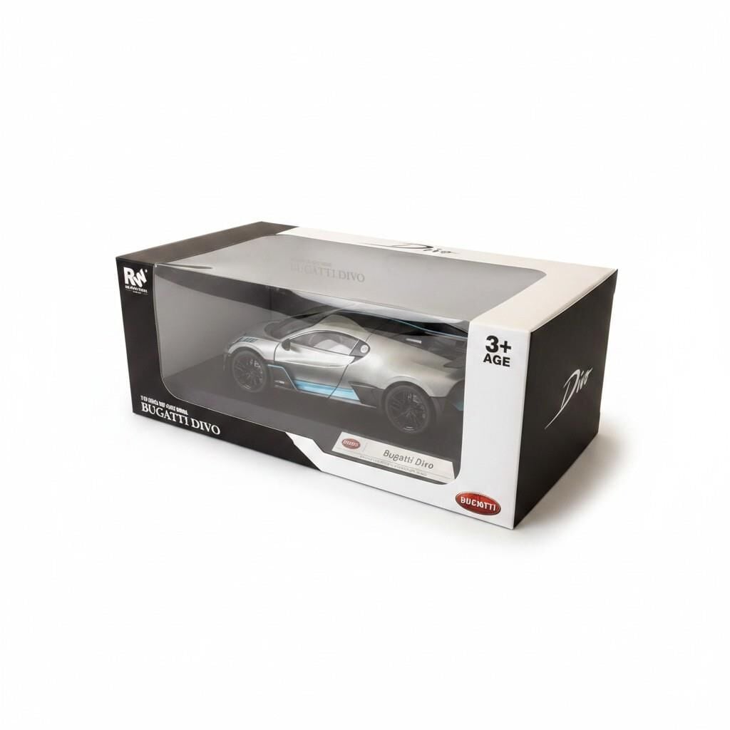 RW8318 1:18 BUGATTİ DİVO ÇEK BIRAK ARABA LİSANSLI METAL MODEL ARABA