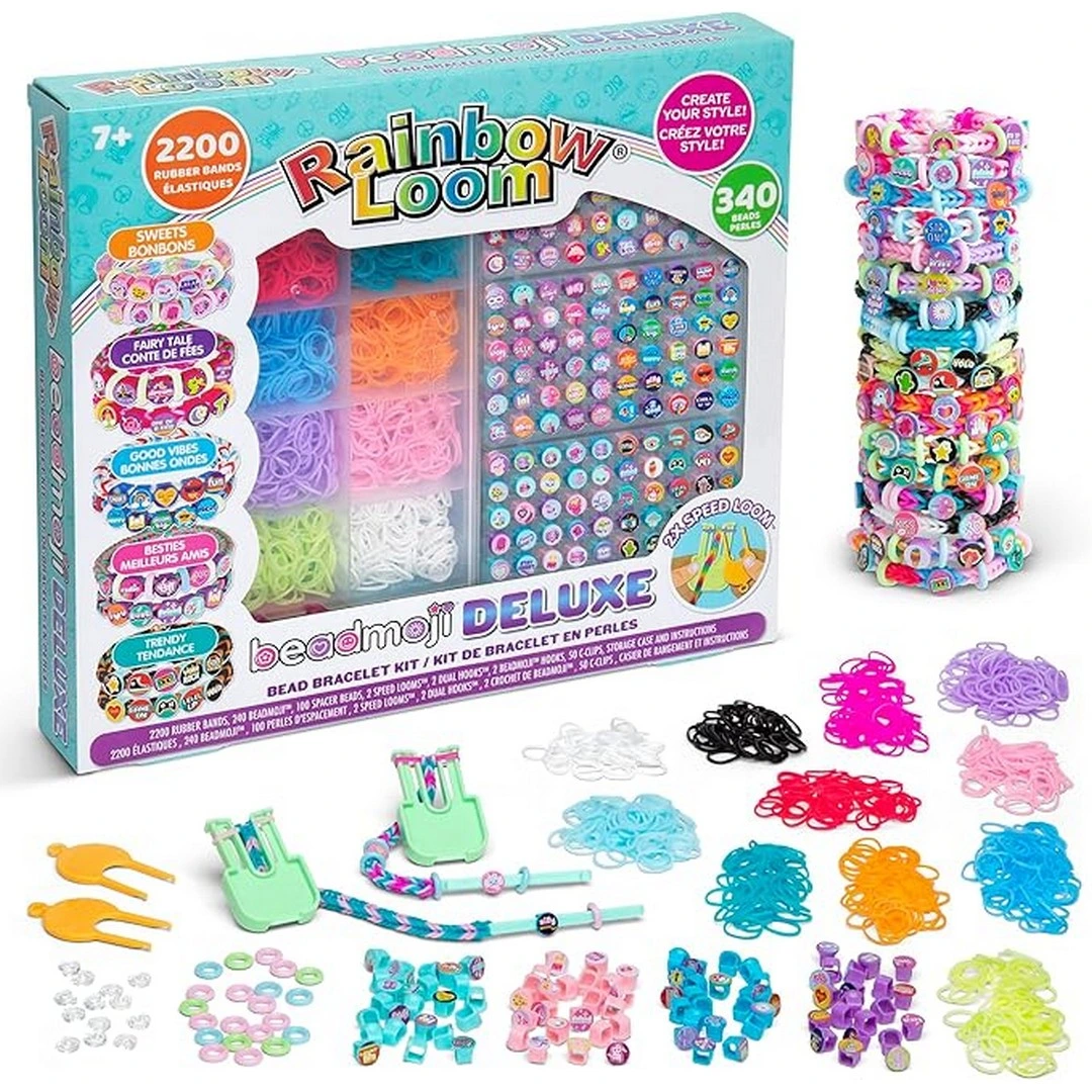 Rainbow Loom: Beadmoji Deluxe Paket 2200 Parça