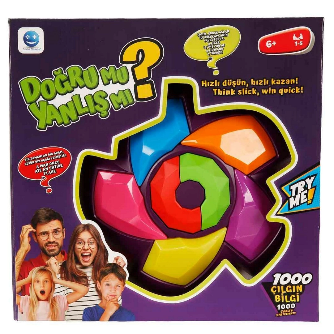 Sesli ve Işıklı Doğru Mu Yanlış Mı Kutu Oyunu