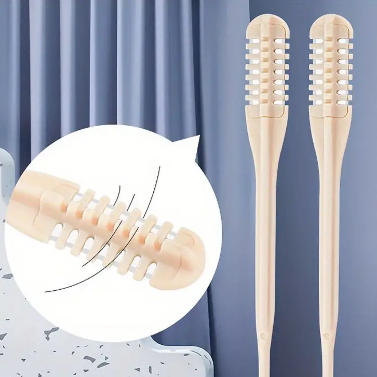 Yumurcak Shop® 2'Si Bir Arada 2 Parça Kutulu Burun Kıl Alma ve Kulak Temizleme Aparatı