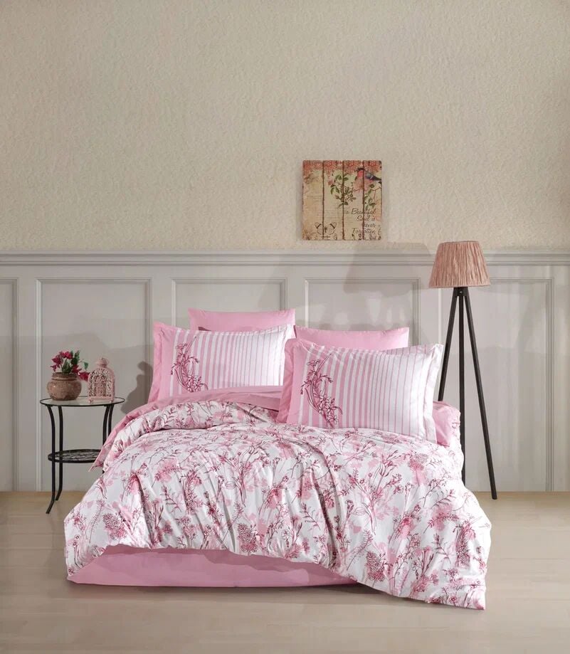 Hobby Çift Kişilik Poplin Nevresim Healing Stones Yakut