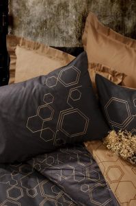 Cotton Box Dark Çift Kişilik Nevresim Takımı Dawn Bakır
