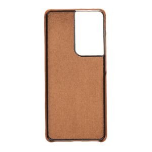 Samsung Galaxy S21 Ultra Uyumlu Deri Arka Kapak UJ RST2EF Taba