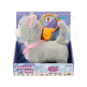Sevimli Kedi Gigi Sesli ve Hareketli - 87468