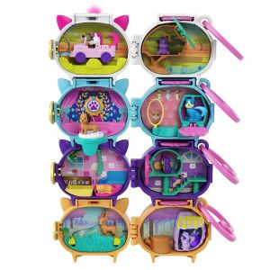 GYV99 Polly Pocket Çantaya Takılabilen Mini Oyun Setleri -1 adet stokta olan gönderilir