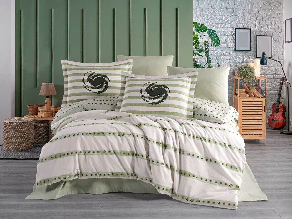 Hobby Çift Kişilik Poplin Nevresim Squall Orman