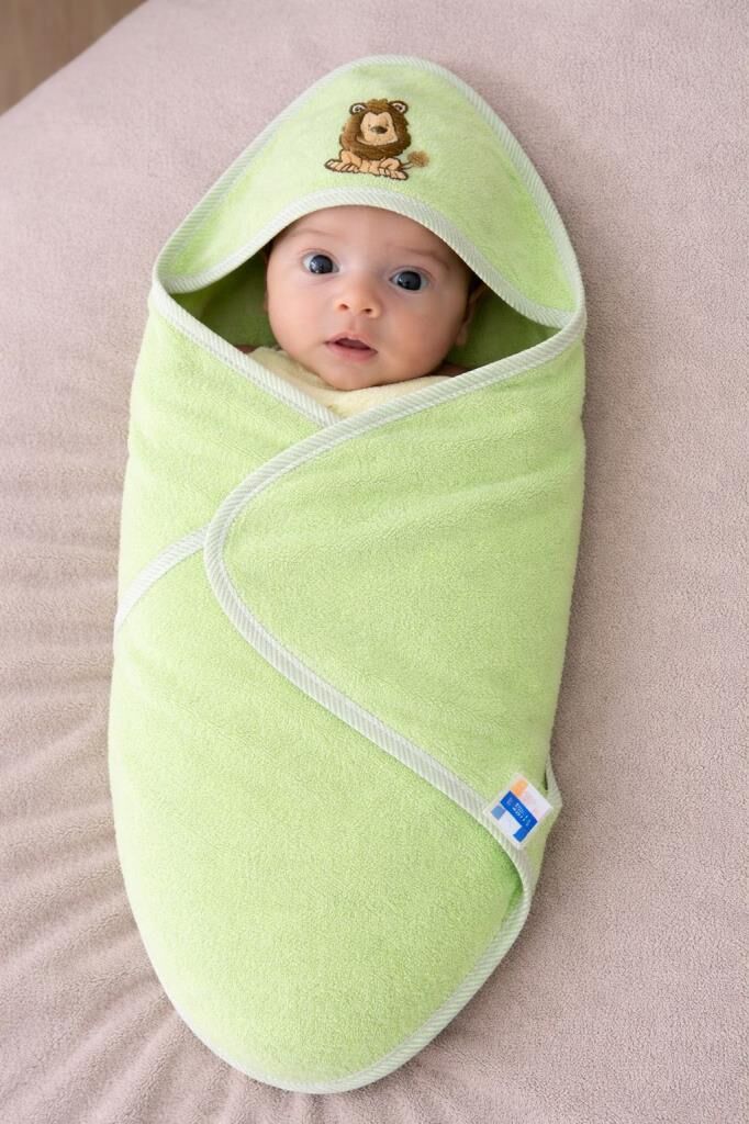 Nevresim Dünyası Bebek Kundak Aslan