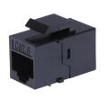 PowerMaster PM-25454 RJ45 Cat6 Dişi/Dişi 8P-8C Ara Kaplin Coupler Adaptör Siyah