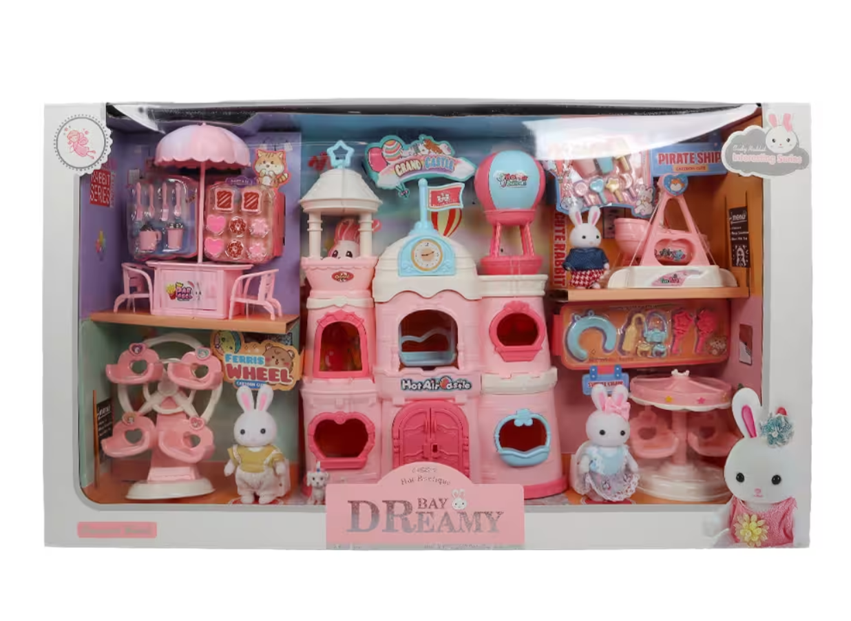 Bay Dreamy Mini Tavşan Kale ve Lunapark Oyun Seti