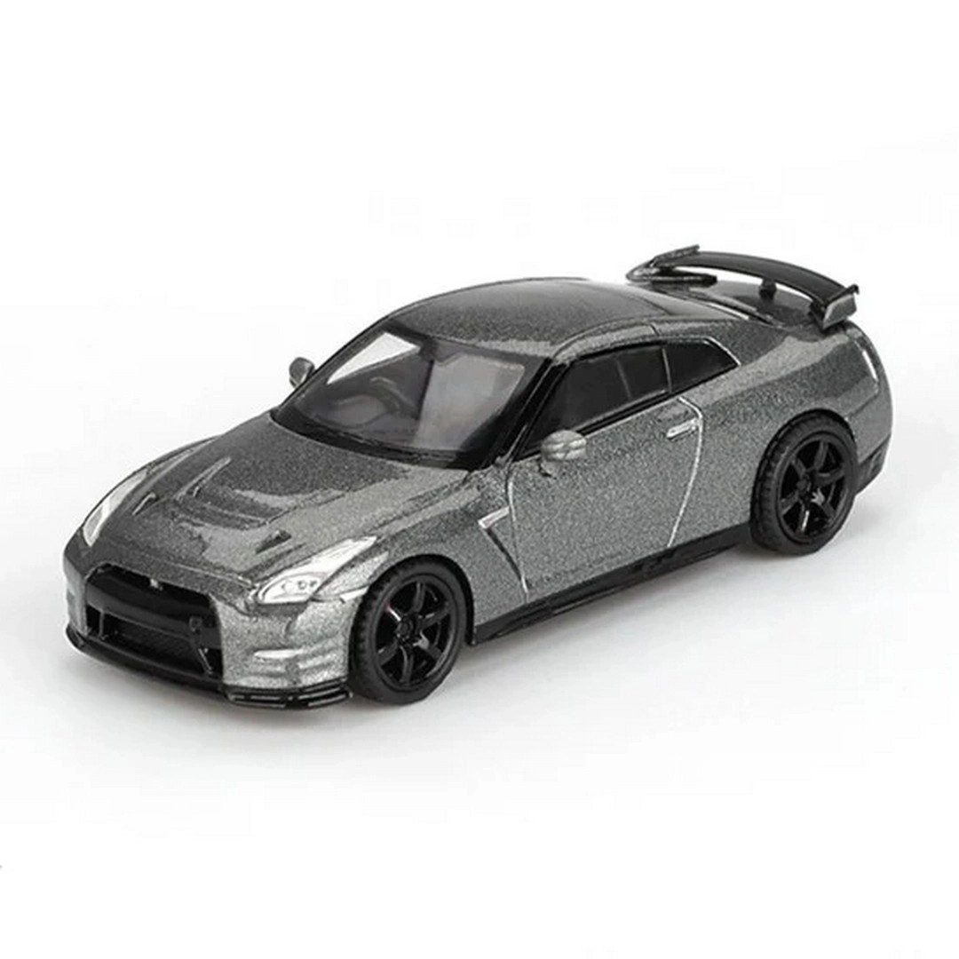 Mini GT 1/64 NISSAN GT-R 2013 Dark Metal Gray(NISMO R35 CRS Version)