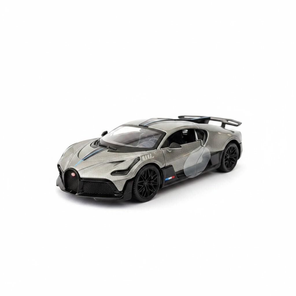 RW8343 1:43 BUGATTİ DİVO ÇEK BIRAK ARABA LİSANSLI METAL MODEL ARABA