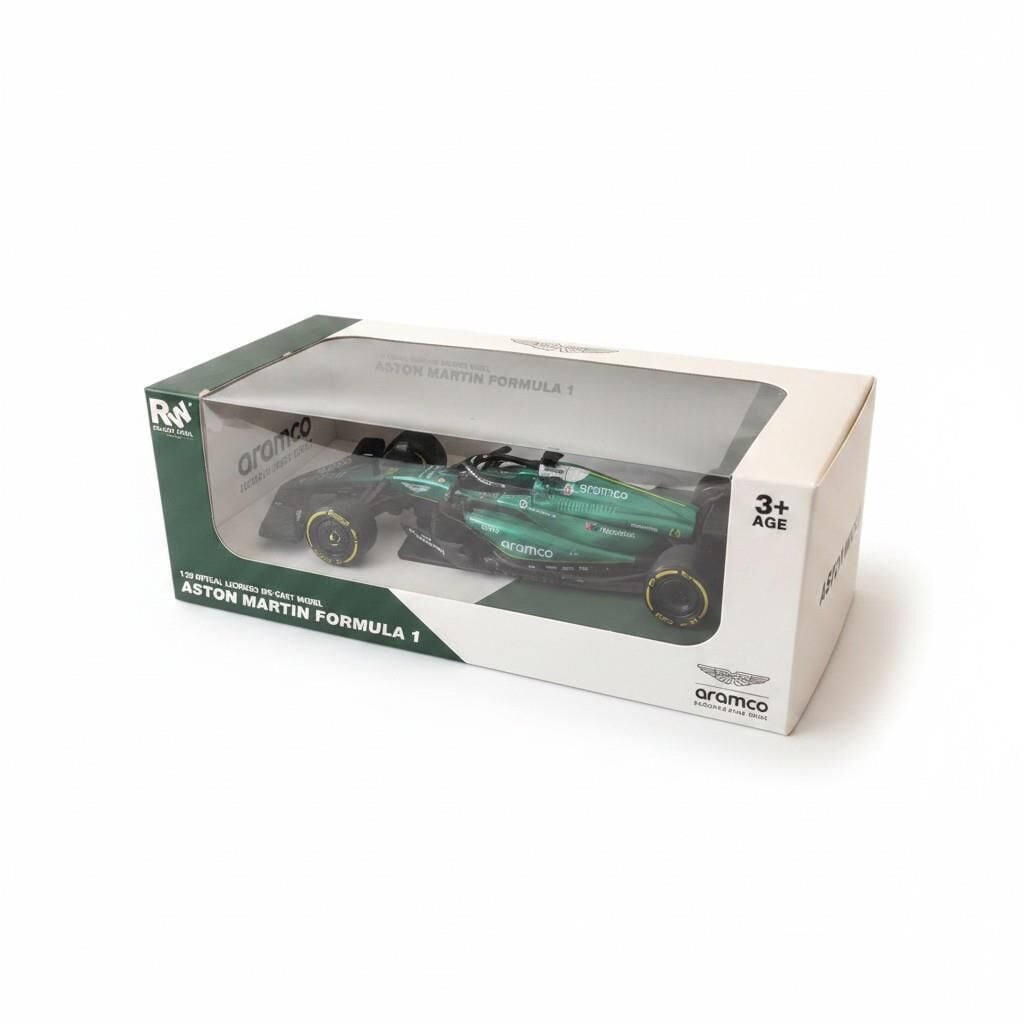 RW5143 1:43 ASTON MARTİN F1 ÇEK BIRAK ARABA METAL MODEL ARABA