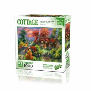 20672 Göl Evinde Sonbahar 1000 Parça Puzzle