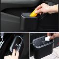 Araç İçi Takılarak Sabitlenebilen Mini Kapaklı Çöp Kovası