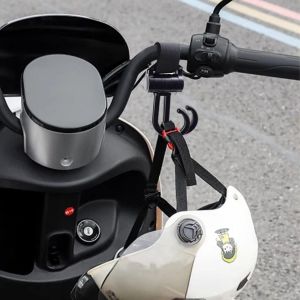 2 Kancalı Askı Bebek Arabasına Uyumlu Cırtlı  Eşya Taşıma Aparatı 360 Derece Dönebilen Plastik Kanca