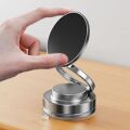 Vakumlu Manyetik Telefon Tutucu – Güçlü Vakum 360° Döner Araç İçi Telefon Standı, Ultra Sabit Manyetik Destekli Mobil Cihaz Aparatı