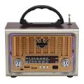 Yumurcak Shop® Taşınabilir Klasik AM/FM/SW  Retro Nostaljik Radyo