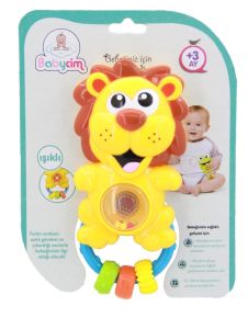 URT041-004 BABYCİM NEŞELİ SSLİ PİLLİ ASLAN ÇINGIRK