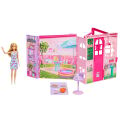 JMD28 Barbie Hafta Sonu Tatil Evi ve Bebek