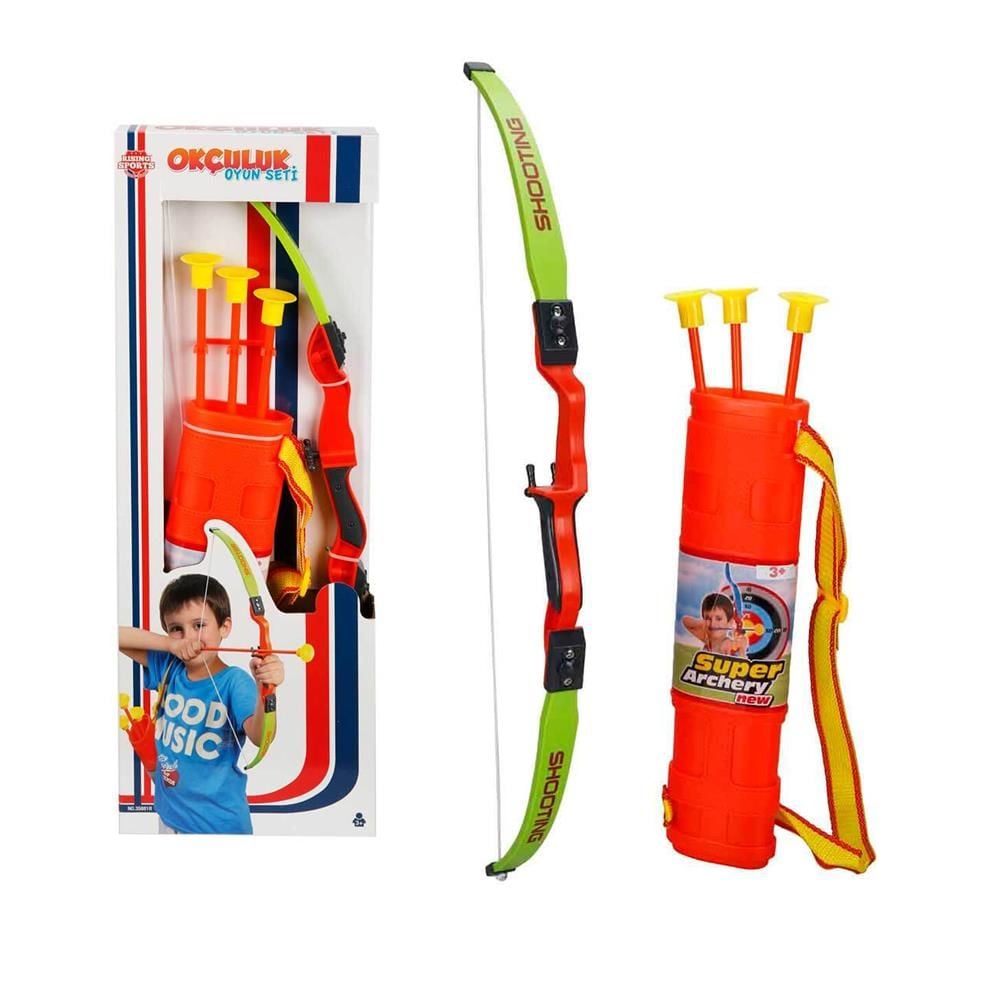 Mini Okçuluk Seti Kutulu Vantuzlu Ok yay Seti - 82723