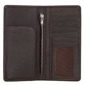 Evra 6.7 inch Uyumlu Deri Kartlıklı Kılıf FL02 Kahve