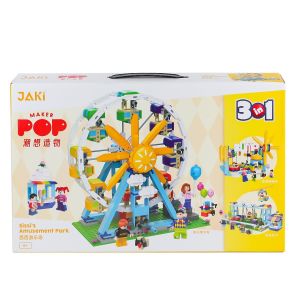 JK2180 Jaki Sissi'nin Eğlence Parkı 3IN1 Blok Seti -Vagon life