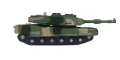 Sürtmeli Sesli ve Işıklı Yeşil Tank
