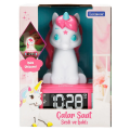 Sesli ve Işıklı 3D Unicorn Dijital Çalar Saat