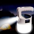 Yumurcak Shop® LED Güneş Enerjili Kamp Lambası–2000 Lümen Süper Parlak, 5 Aydınlatma Modlu,USB ile Şarj Edilebilir Dış Mekan,Asılabilir Torch El Fener